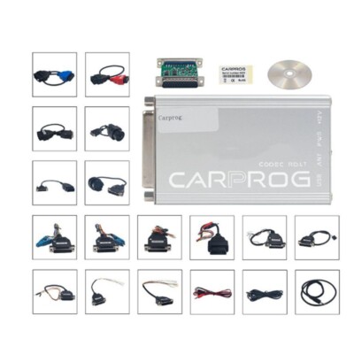 Automobile Carprog V13.77 8 21 10 93 Full Adapters ECU Chip For Radio/IMMO Tool