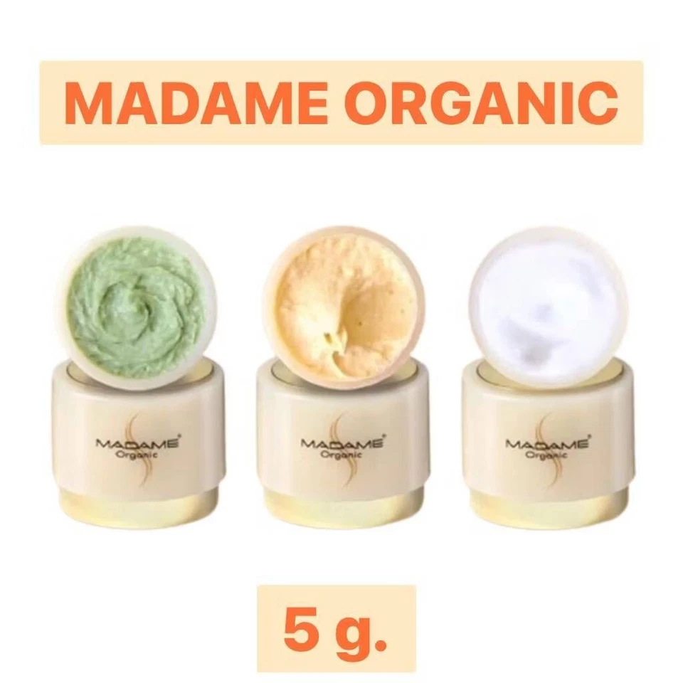 Madame organic whitening Abutin Cream, Collagen mask, pearl skin Day&Night 5g. - Image 2 of 4
