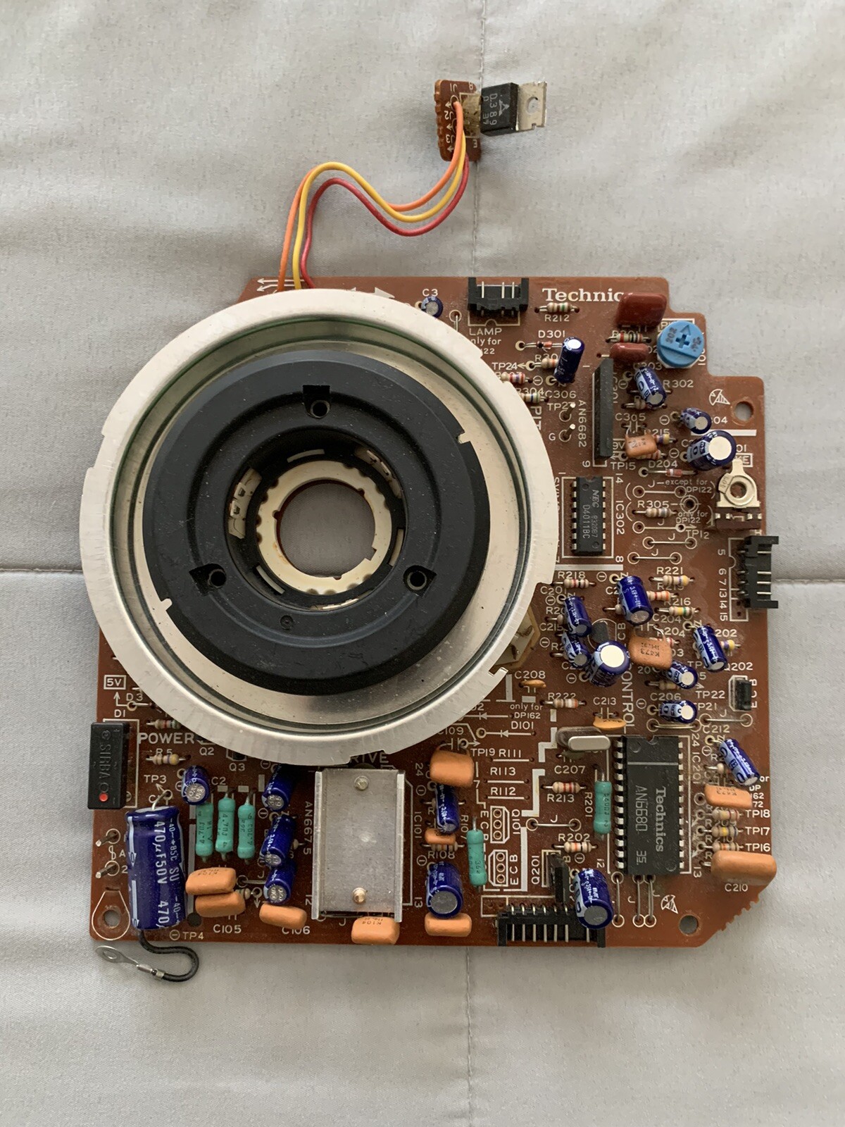 GENUINE Technics SL-1200MK2 Main Motor Circuit Board (MPN# SFDP172M01)