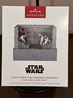 2024 Star Wars A New Hope  Shut Down The Garbage Mashers!  Hallmark Ornament,NIB
