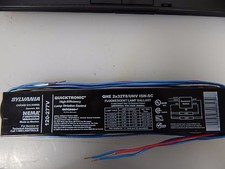SYLVANIA QUICKTRONIC BALAST QHE2X32T8/UNV ISH-SC hasta 2 lámparas bombillas T8