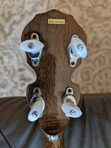 Hohner Banjo 5 String Vintage Bluegrass Folk Banjo w/ Case - Picture 10 of 14