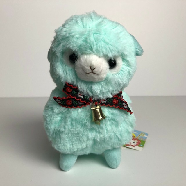 blue alpaca plush