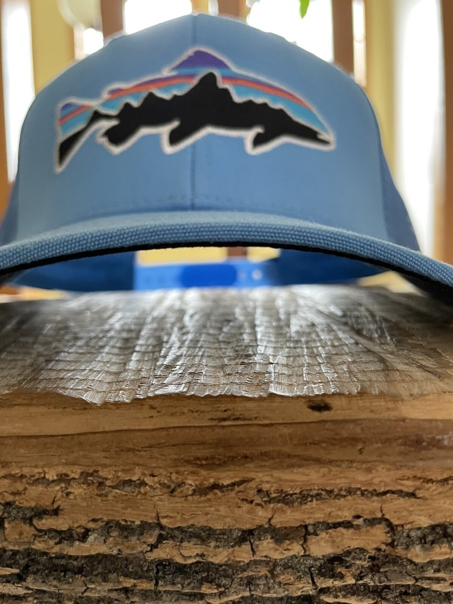 Patagonia Fitz Roy Trout Skipper Blue Trucker Hat SPRING2015 Limited Edition
