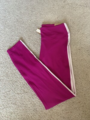 Victoria's Secret PINK Active Leggings Vivid Magenta Size Medium NWT