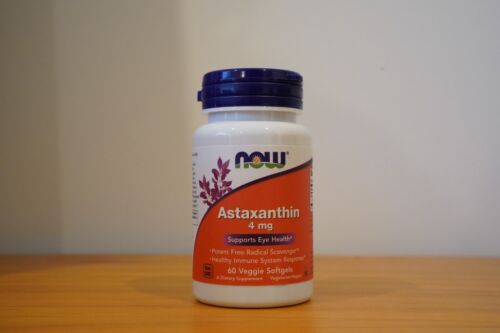 Now Astaxanthin 4mg 60 veg softgels - Picture 1 of 3