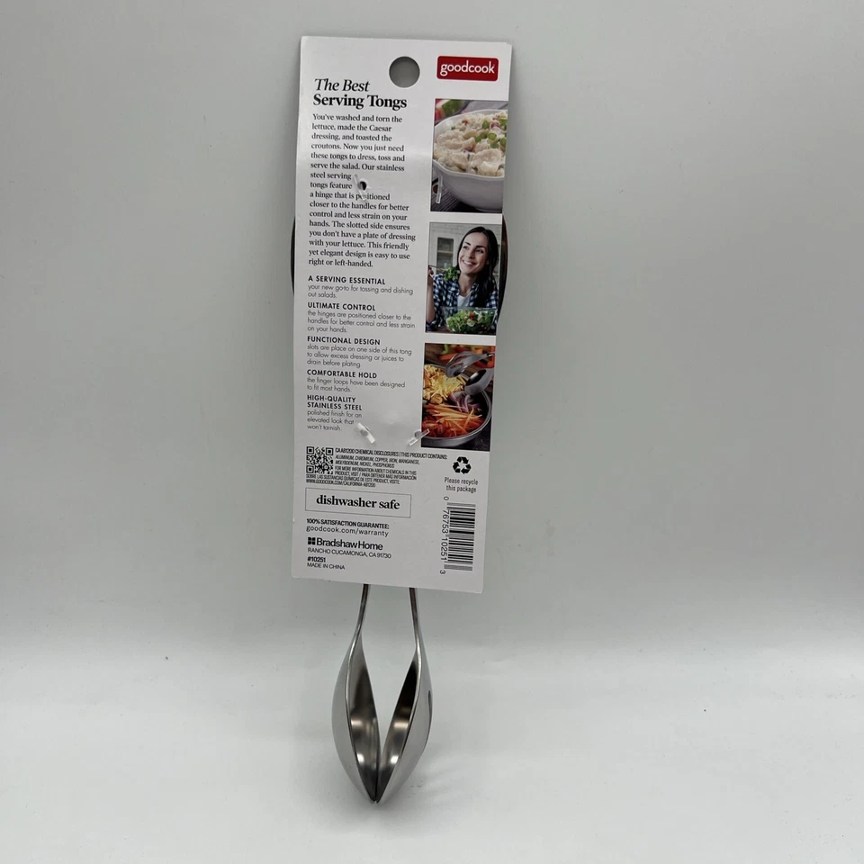 Good Cook Serving Tongs Stainless Steel - Image 4 of 4