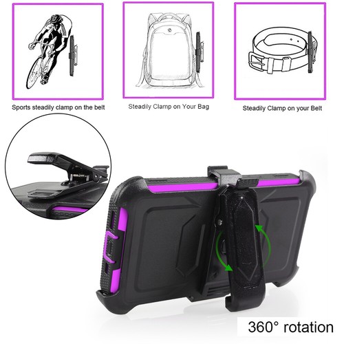 Für iPhone 14 Plus 13 12 11 14 Pro Max Hülle Integrierter Displayschutz Gürtelclip - Bild 25 von 25