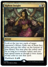 Siphon Insight 02421 Non Foil Rare Outlaws of Thunder Junction MTG NM