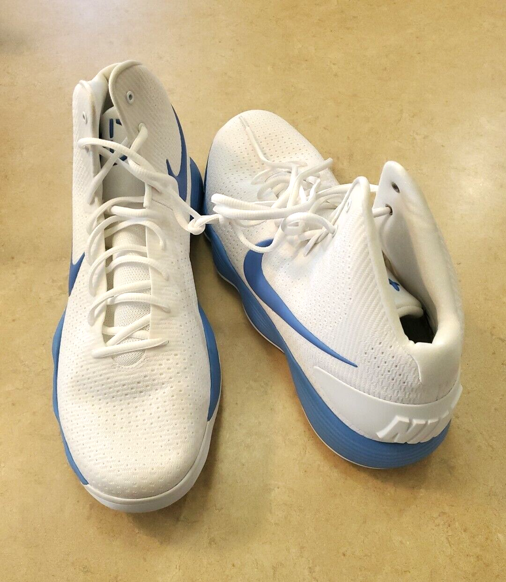 New Nike Hyperdunk 2017 TB White/Coast Blue Basketball Shoes Sz