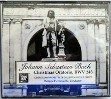 J.S. Bach: Christmas Oratorio, BWV 248 2 CDs, 1989, Recorded in Belgium 