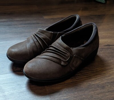 EASY STREET Women's Dee Flats Loafer Mules  Sz 9M
