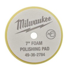 Milwaukee 49-36-2784 7" Yellow Foam Polishing Cutting Pad For 2738-20 Polisher