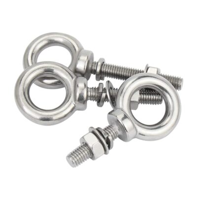 304 stainless steel Eye bolt, nut, and washer set, M3 M4 M5 M6 M8 TO M30