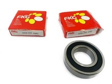 Lot of 2 Qty FKG 6208-2RS Deep Groove Ball Bearing Double Rubber Seal Bearing