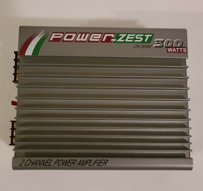 Power Zest 2 Channel Car Amplifier Brand New 300 Watt - Model ZA-300M