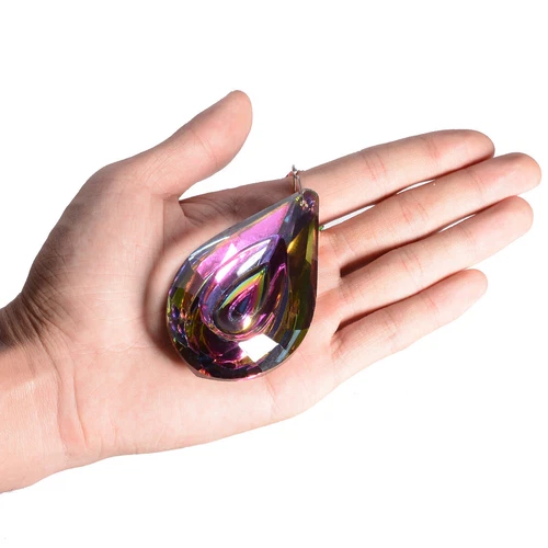 Colorful Chandelier Glass Crystals Lamp Prisms Parts Hanging Drops Pendants - Picture 20 of 21