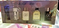 Giorgio Armani TRAVEL EXCLUSIVE 5 Pc Mini Travel Gift Set Men NEW SEALED BOX
