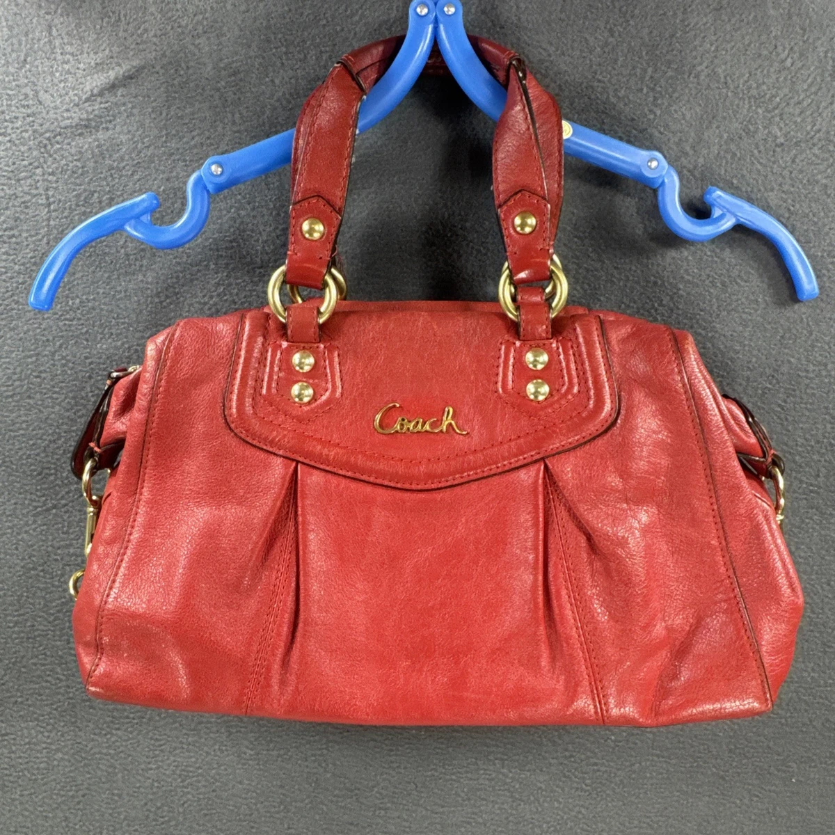 Coach Ashley Satchel/Top Handle Bag Red Bags & Handbags for Women