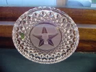 Vintage Waterford Crystal Made in Ireland Lone Star Long Horn Steer Dish Texas
