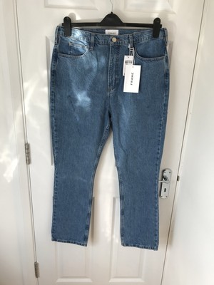 FRAME Le High 'N' Tight High-Rise Straight-Leg Jeans W 31