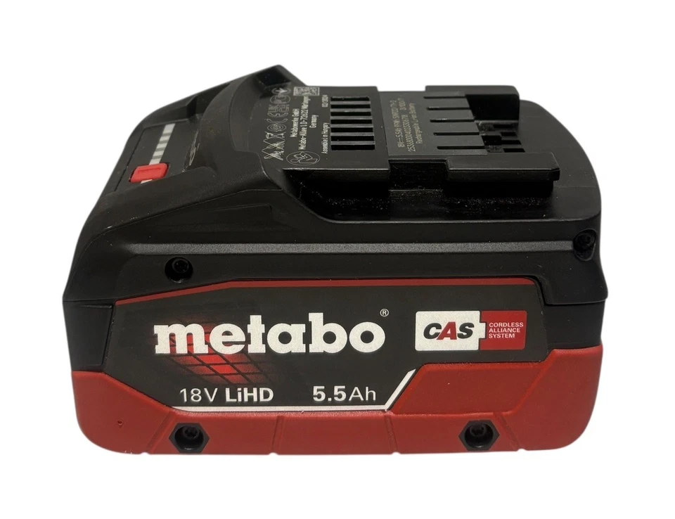 Batería de iones de litio METABO 18V LiHD Technology 5,5 AH nueva caja abierta Foto 4 de 4