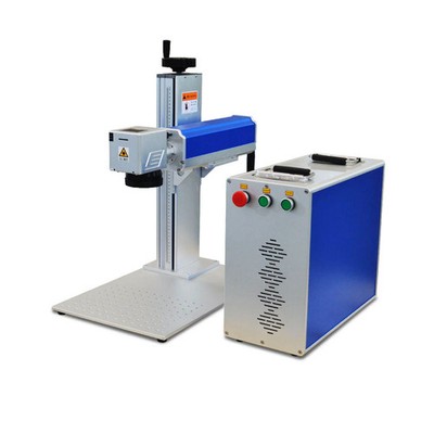 JPT 100W Durable Fiber Laser Marker Construction Metal Parts Deep Etching