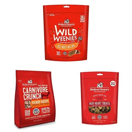 Stella & Chewy's Beef Treats - 3pk Freeze-Dried Raw, Single Protein Dog Snack