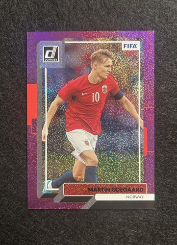 2022-23 Donruss Purple #88 Martin Odegaard # /99 Card NORWAY Arsenal World Cup