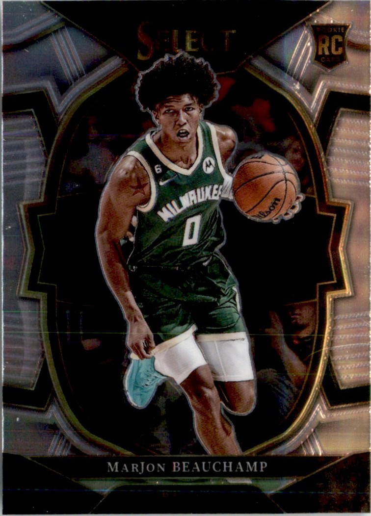MarJon Beauchamp 2022-23 Panini Select RC #75 Milwaukee Bucks