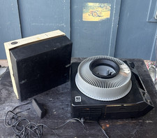 KODAK Carousel 4200 Slide Projector W Remote, Lens Slide Tray WORKS - VIDEO
