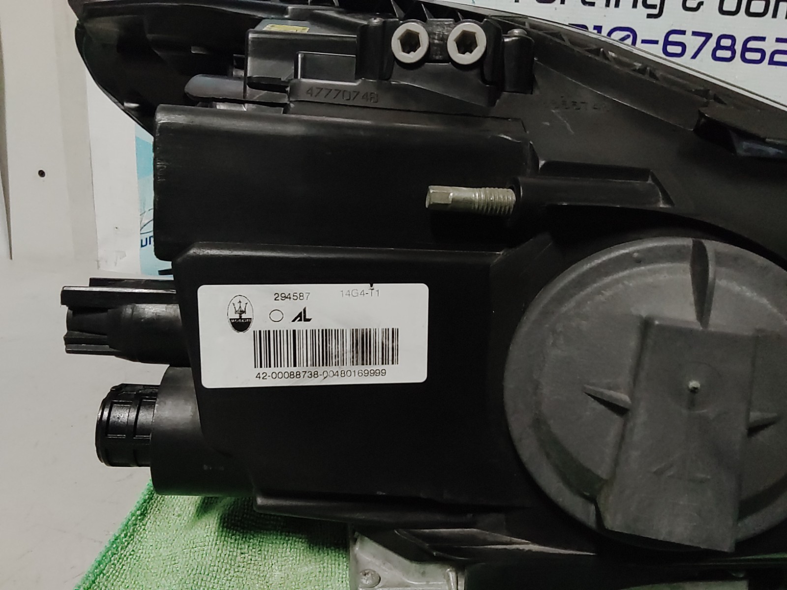 2013 MASERATI GRANTURISMO GT SPORT XENON HEADLIGHT LEFT  OEM 2014 2015 2016 17