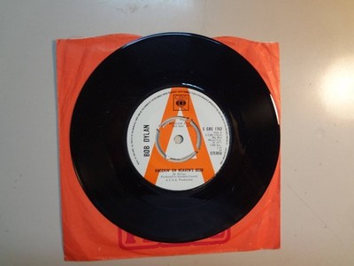 BOB DYLAN: Knockin  On Heaven s Door 2:28-Turkey Chase-U.K. 7'' 73 CBS 1762 Promo