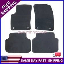 For Volkswagen Taos 2021-2025 Front & Rear Floor Mats Carpet Replacement Velour