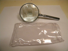 Metal Frame Magnifier Glass with handle 2.5"