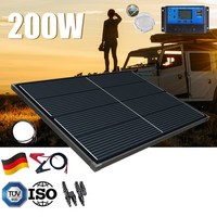 200W 12V Monokristallin Solarpanel Solarmodul Photovoltaik Wohnmobil 200 Watt