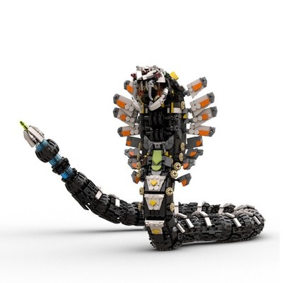 Slitherfang Snake Monster Machine Model 1431 Teile aus Spiel MOC Build