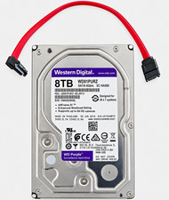Western Digital WD Purple 8TB 3.5in SATA 6Gb/s 5640RPM 256MB WD81PURZ & WD82PURZ