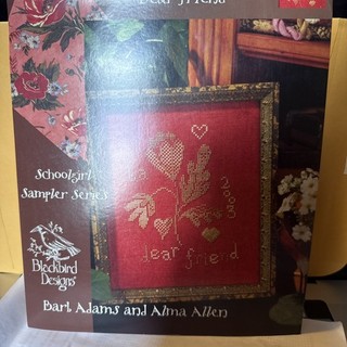 Blackbird Designs Dear Friend Cross Stitch Pattern Schoolgirl Series Retired