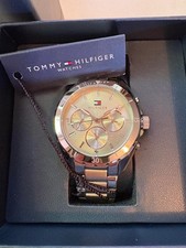 Image of Tommy Hilfiger Ladies Mellie White Dial Chronograph Watch 1782782