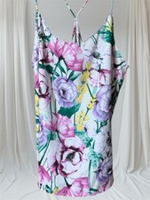 victoria's secret Wildflower Cami Women  s Size Medium NWT Racer Back Satin