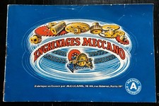 MECCANO FRANCE - MANUEL ANCIEN BOITE ENGRENAGES A - 1957 - TRES BON ETAT