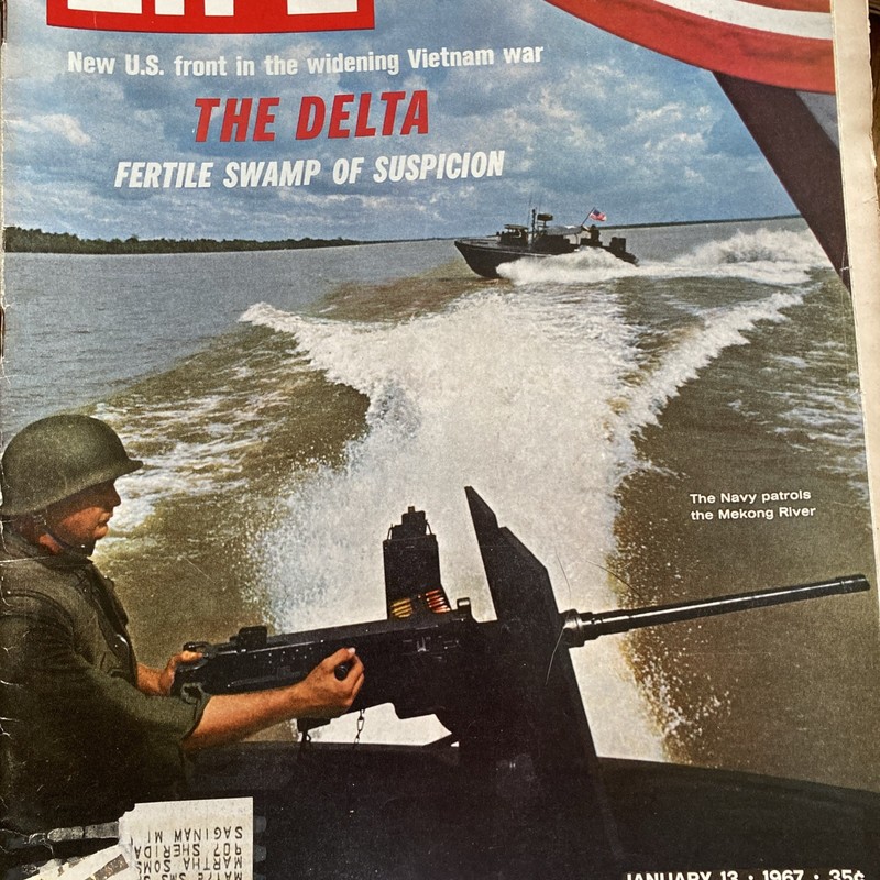 2 Life Magazines Vietnam War Jan. 13, 1967, February 9, 1968