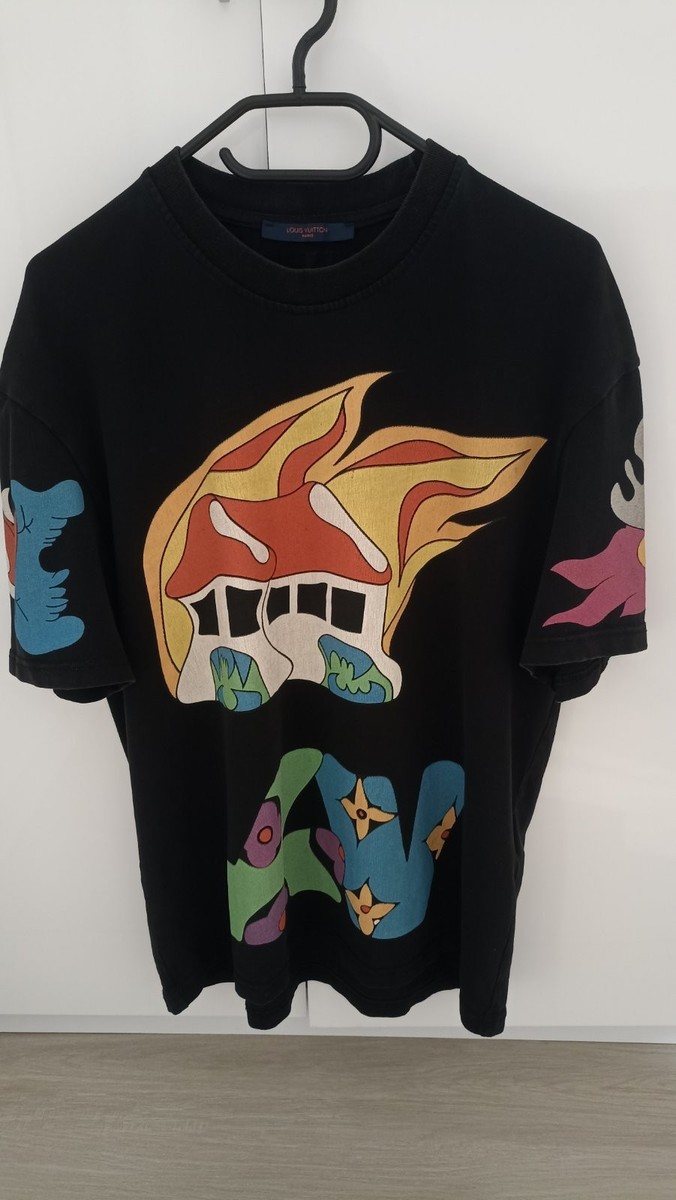 Louis Vuitton T-Shirt CA36929 VCCM09 Black Cotton Japan Market