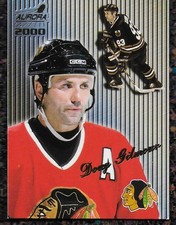 1999-00 Pacific Aurora DOUG GILMOUR Chicago Blackhawks Striped #32