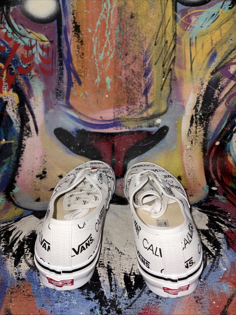PALACE SKATEBOARDS CALVIN KLEIN CK1 VANS CALVANS AUTHENTIC WHITE
