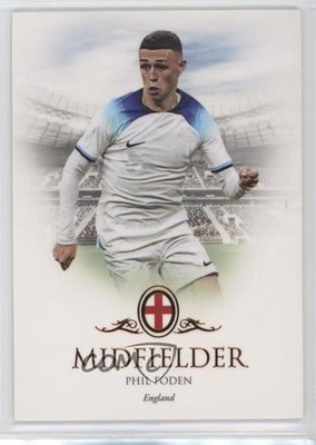 2023 Futera Unique World Football Midfielders Orange /62 Phil Foden #041 0bg8