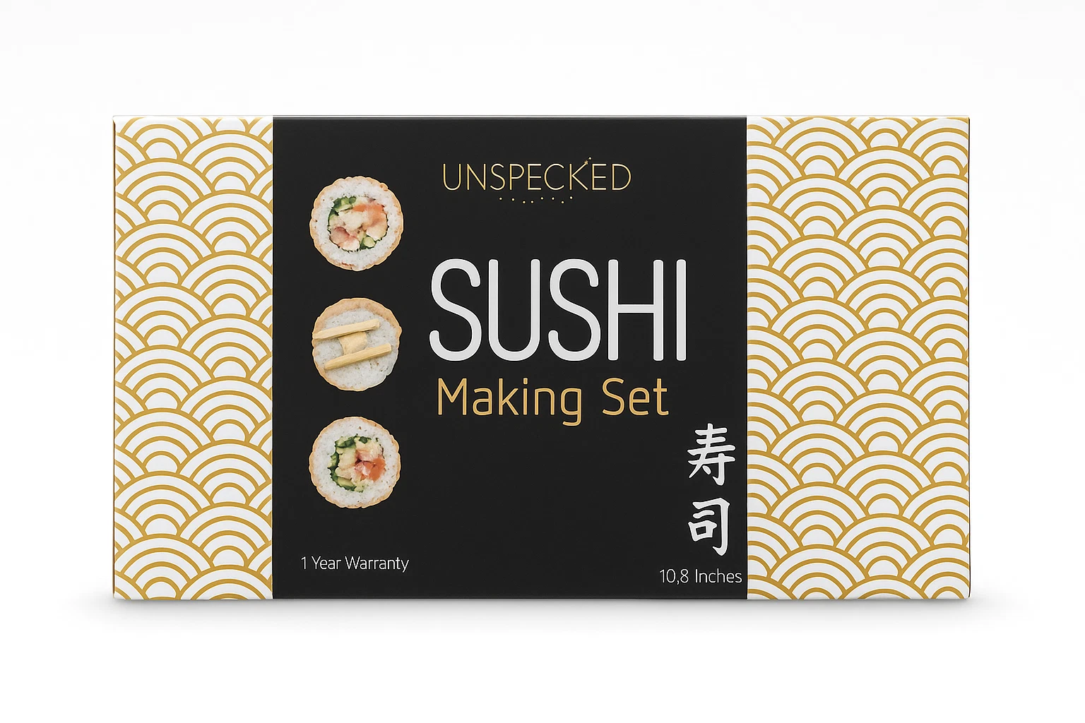 Unspeckled Bamboo Sushi Making Kit with Knife, Mats, Bazooka & Chopsticks
Opens in a new window or t