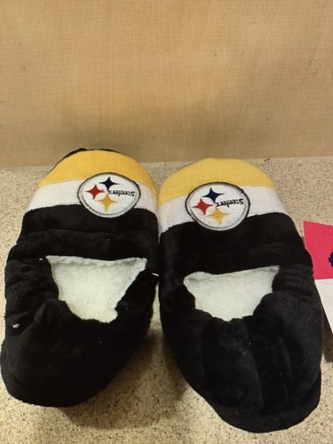 Pittsburgh Steelers NFL Boys Color Block Close Back Slippers - NWT - Picture 6 of 6