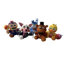 Five Nights at Freddy's FNAF 2 Jazwares 8" Plush GITD Complete Set of 5 BNWT